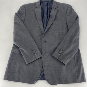 Ralph Lauren Made Expressly For Dillards Mens Grey Wool Blazer‎ Suit Jacket 46R